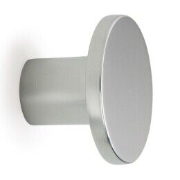Knop Como Ø41 H-25mm Mat chroom