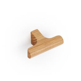 Knop Hinoki hout 15x60mm H-37mm Eiken