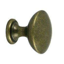 Ronde knop 30mm H-27mm antiek brons
