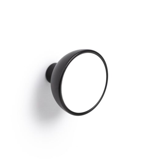 Combi knop Ø-45mm H-31mm Wit / Mat zwart