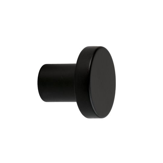 Dial ronde knop 28mm H-25mm mat zwart