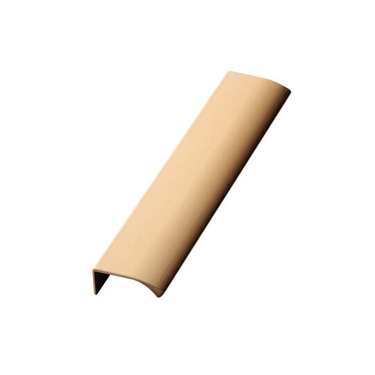 Greep Edge Straight Messing geborsteld leverbaar in 5 lengte maten