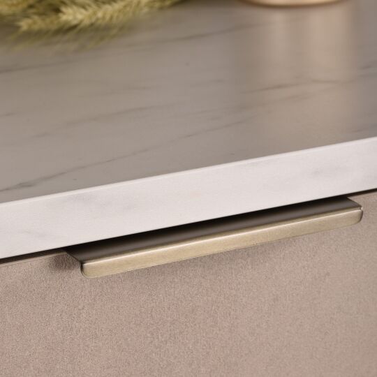 Greep IN 40X128x160mm Gun metal