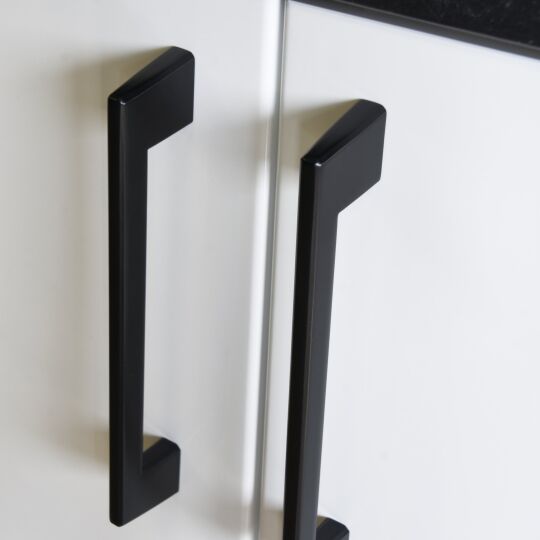 Greep Lisboa 12x192x222mm mat zwart