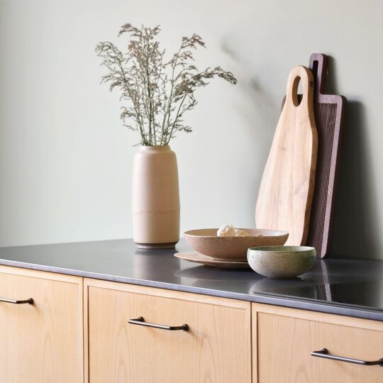 eiken keuken antraciet keuken