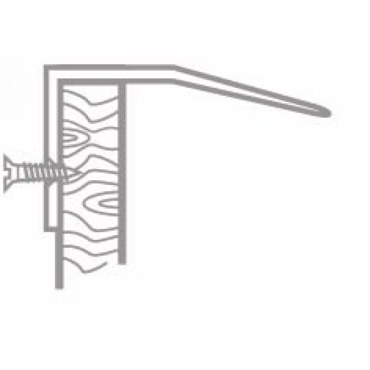 Greep profiel boog RVS Look