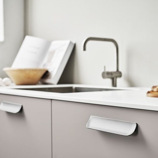 Greep Slope 180x160x25mm RVS look