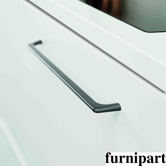 Greep Vista Antraciet geborstel