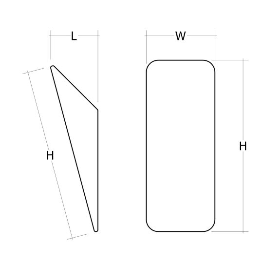 Haak Switch B-40mm H-96,8mm Walnoot