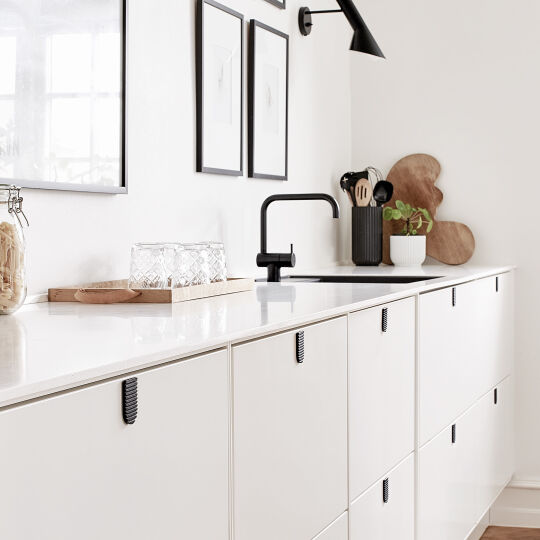 Habit 50x30mm Mat zwart