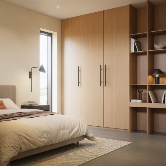 Houten greep Japan Zwart 160mm en 224mm