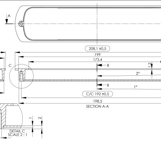 Landsmeer infreesgreep rvs look