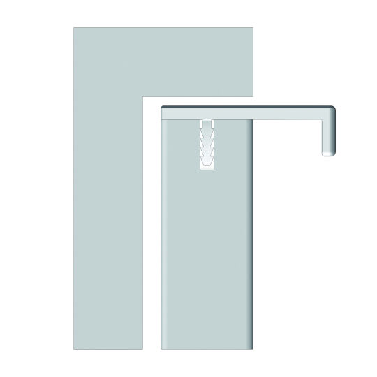 Profiel hout 40mm Onbehandeld eiken  leverbaar in 2 lengte maten