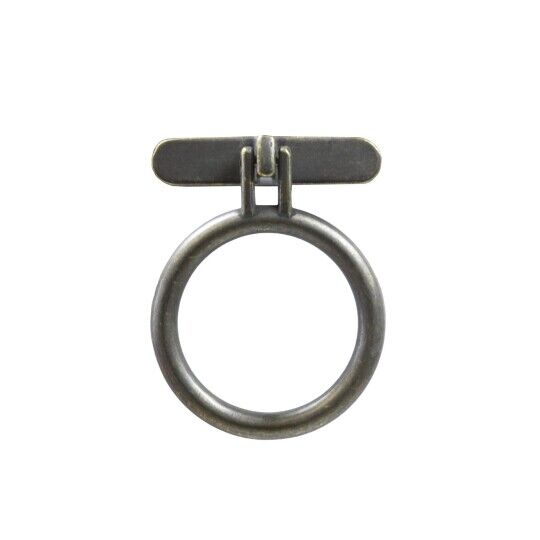 Ringgreep Ø 45mm boorafstand 32mm donker antiek brons