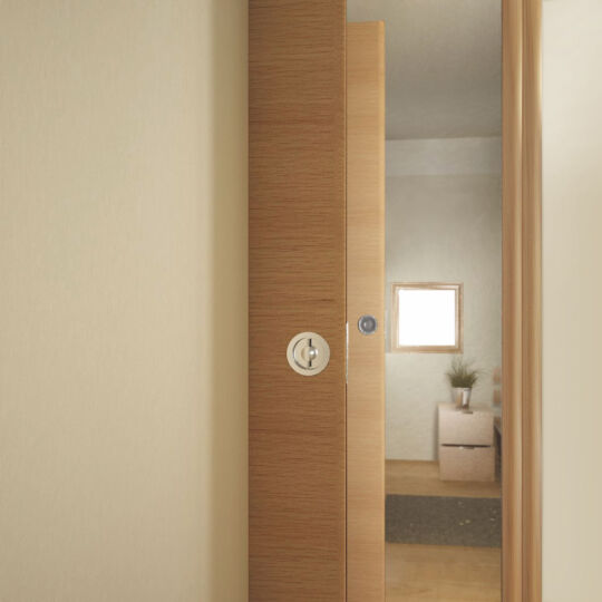 schuifdeurslot rond 48x50 RVS